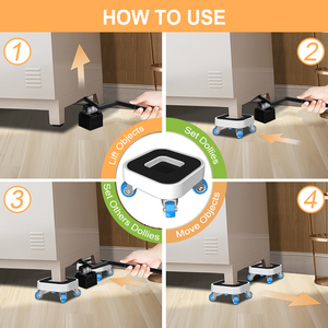 High Quality Moving Appliances Helper System <b>Rollers</b> Heavy Duty Lift Furniture Mover Tool Set - Product Image 3