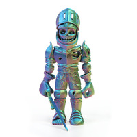 Figura de Caballero Esqueleto Articulado Impresa en 3D, Figura de Robot Guerrero Zombi con Articulaciones Flexibles, Decoración de Escritorio Novedosa, Regalo para Gamers