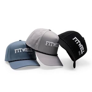 Gorra de Béisbol Personalizada con su Logotipo, Bordado 3D, 5 Paneles, Impermeable, de Alto Rendimiento, con Perforaciones Láser y Cuerda de Golf - Product Image 2