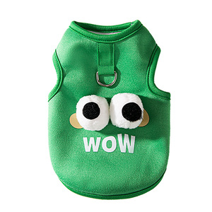 Outono Inverno Gato Camisola Bonito Gato Sem Pelos Trela Do Cão Estilo Clássico Pet Roupas Feitas de Algodão Big-Eyed Adorável - Product Image 5