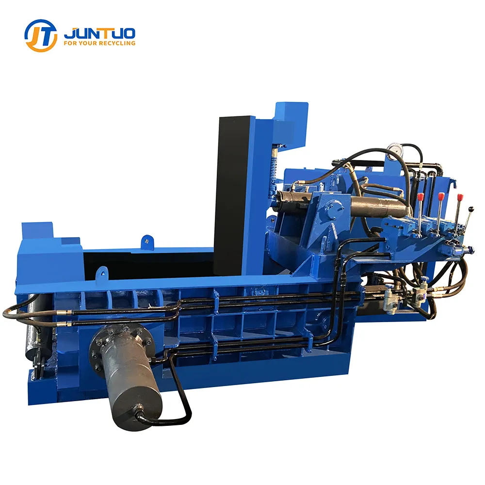 High Efficient Steel Iron Copper Chips Aluminum Scrap Briquetting Machine