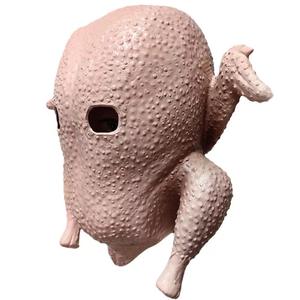 Masques de déguisement en latex souple Cyou, motif dinde amusant pour Halloween, pour adultes, livraison rapide - Product Image 3