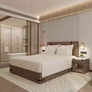 Juego de Muebles de Dormitorio de Lujo Moderno para Proyectos Hoteleros, Personalización a Precio de Mayoreo, Juego Completo de 5 Estrellas - Product Image 5