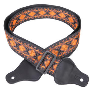 Guitare Folk Électro-acoustique, Basse, Ukulélé, Embout en Cuir avec Plaque de Protection, Accessoires de Guitare, Sangle d'épaule Inclinée Réglable - Product Image 5