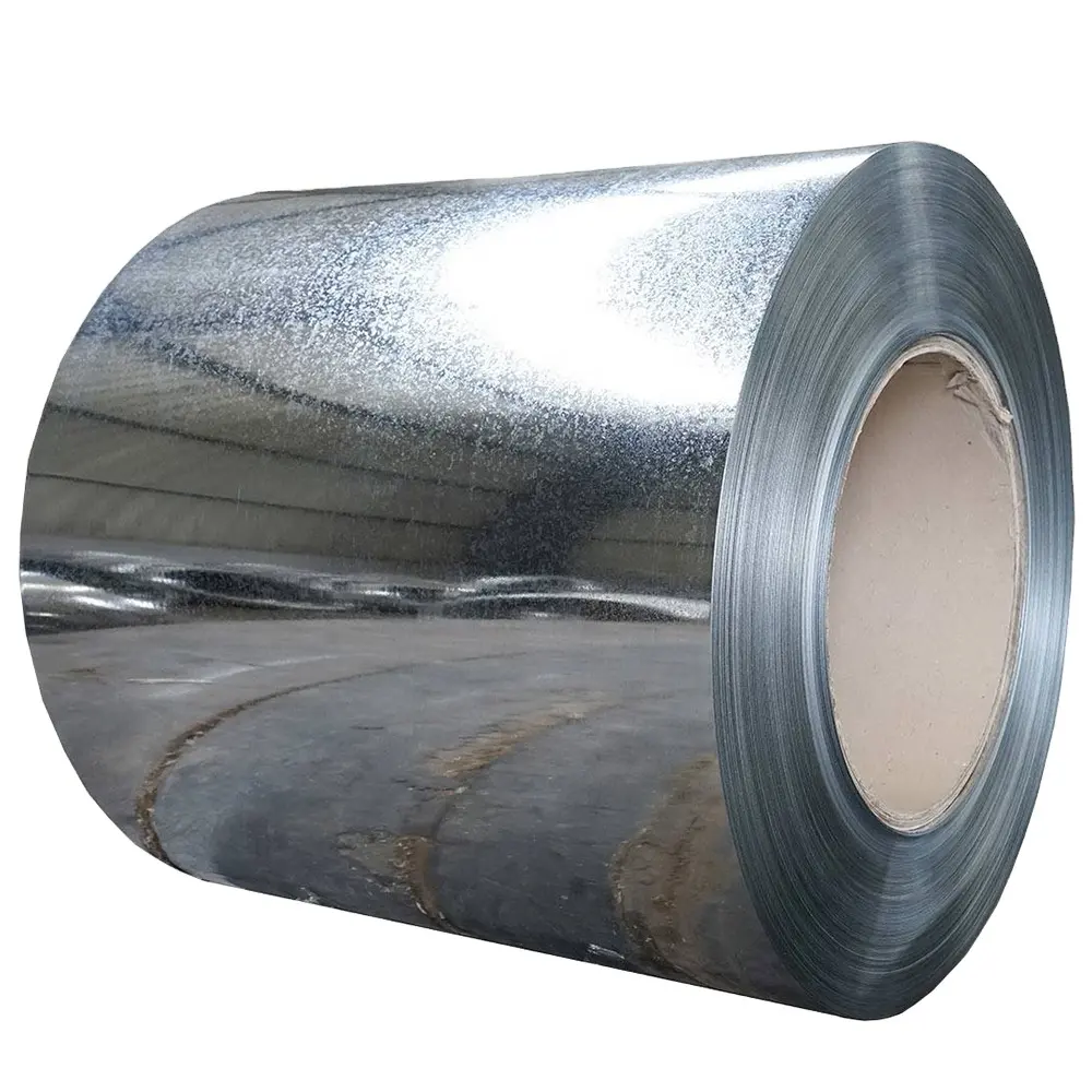A36 E235/S235JR z100 z180 z350 PPGL spangle PPGI bobina in acciaio zincato per tetto lamiera di prima qualità in metallo fornitore
