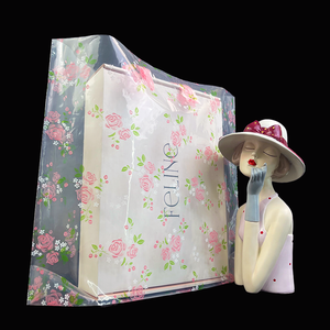 أكياس تسوق شفافة مخصصة مع شعار ملابس مضادة للماء/حقيبة تعبئة بلاستيكية - Product Image 3