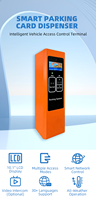 Système de paiement de stationnement Yuanhong avec reconnaissance de plaque d'immatriculation jaune, carte intelligente, code QR, code-barres, écran LCD 10,1 pouces -40°C