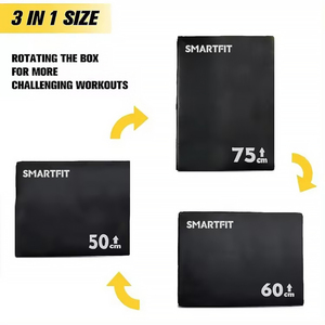 Tập thể dục 3 trong 1 bọt Plyo plyometric mềm nhảy hộp biểu tượng tùy chỉnh - Product Image 4