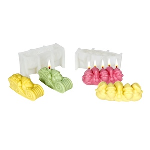 Molde de Silicona para Velas de Santa Claus TangChu - Kit para Hacer Velas 3D de Papá Noel para Regalos Navideños, Decoración para Fiestas de Navidad - Product Image 1
