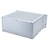 Boîtier de subrack CPCI 4U 19 pouces pour montage en rack européen, en alliage d'aluminium, boîtier de contrôle avec fentes pour cartes, panneau frontal de guidage, industriel IP54