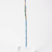 Câble Ethernet UTP Catégorie 5e, câble réseau OFC, boîte de 305 m, gaine en PVC, câble à 4 paires torsadées, 24 AWG, 1 Gbps, 100 MHz, câble LAN