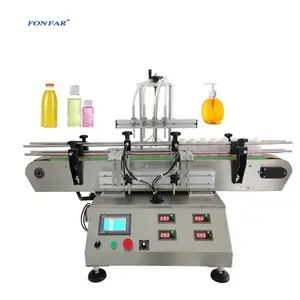 Desktop Digitale Magnetische Pomp Sap Olie Automatische Water Plastic Ronde Fles Vloeibare Vulling Capping Machine