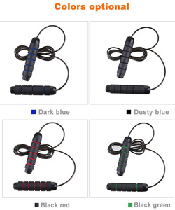 Corde à sauter réglable en PVC robuste, sans fil, portable et durable pour l'exercice et le saut rapide - Product Image 6