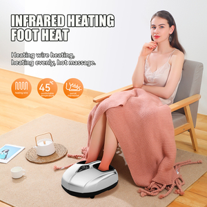 Masseur ergonomique pliable pour pieds et mollets avec compression d'air thermique pour une meilleure circulation et un meilleur sommeil - Product Image 4