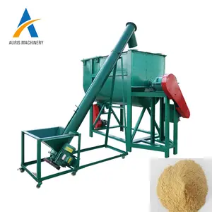 Wet and dry stainless steel horizontal U-shaped chicken duck feed mixer grain feed mixer machine for animal feed