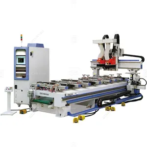 Cambiador de herramientas automático de fácil operación, enrutador CNC ATC, maquinaria de carpintería para madera, enrutador CNC MDF PVC ACP