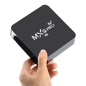 Caixa de tv mxqpro 5g android 12.1, televisão com ram, 1gb de rom, 8gb, android, smart box, h265, hd, banda dupla, 2.4g/5.8g, wifi, quad-core, media player para casa