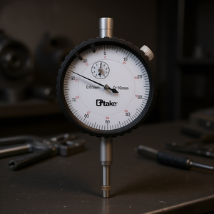 Comparateur analogique de précision Ttake 0-10 mm, résolution 0,01 mm, outil de mesure linéaire - Product Image 3