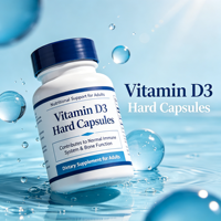 Vitamine D3 avec K2 MK7 en capsules rigides contribue à la maintenance normale des os – Complément alimentaire complexe