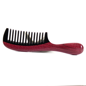 Sandalwood Scalp Massage Hair Brush 15-20Cm <b>Wide</b> Tooth For General Population - Product Image 5