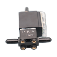 Vanne solénoïde micro trois voies 24V DC IP65 en POM pour le contrôle du circuit de fluide des équipements d'impression jet d'encre