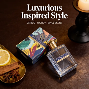 Promotion Exceptionnelle : Eau de Toilette Homme Luxueuse RICH MAN, Style Boisé, Agrumes et Épicé, Inspirée par <span class=keywords><strong>Amouage</strong></span> Interlude Man, Idéale pour le Quotidien - Product Image 2