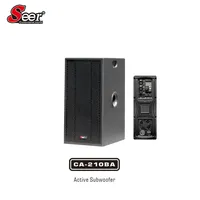 Système audio professionnel Seer CA-4.8, mini colonne passive de 4 pouces, petit système, 2.0 canaux, écran LCD en aluminium, 400W RMS/800W de crête