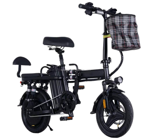 OEM 14 pulgadas 500W Motor trasero bicicleta eléctrica <span class=keywords><strong>plegable</strong></span> para adultos de una sola velocidad Mini City Fatbike bicicleta eléctrica <span class=keywords><strong>plegable</strong></span> - Product Image 2