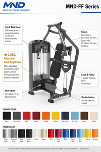 MND-FF10 Appareil de <span class=keywords><strong>musculation</strong></span> professionnel de haute qualité pour la <span class=keywords><strong>musculation</strong></span>, presse pectorale à charges guidées, équipement de gym commercial populaire - Product Image 3