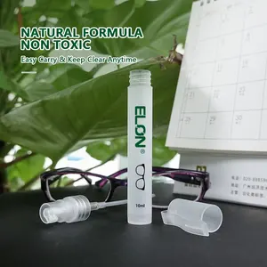 カスタムナチュラル10ml眼鏡レンズスプレークリーナーアイウェア液体眼鏡クリーニングソリューション