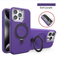 Nouvelle coque de téléphone magnétique 360° en TPU anti-chute et antichoc pour 15 Pro Max/14/13/12 Pro/11 avec béquille - Guangzhou