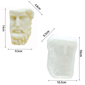 แม่พิมพ์ซิลิโคน SYH1358 รุ่น Early Riser รูปทรงมิเกลันเจโล สำหรับทำเทียนหอมและสบู่ แม่พิมพ์สี่เหลี่ยมสำหรับทำเค้ก - Product Image 6