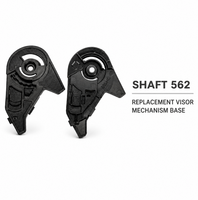Base de Repuesto para Mecanismo de Visera de Casco SHAFT 562, Par con Tornillos