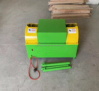 Elektrische knoflook-, ui-, blad-, kop-, staart- en steelseparator, machine voor het snijden en verwijderen van de bovenste stukken van fruit en groenten.