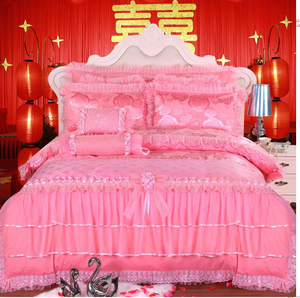 आधुनिक लक्जरी 100% जैविक कपास रजाई आरामदायक बिस्तर शीट 8-टुकड़ा रानी बिस्तर सेट - Product Image 3