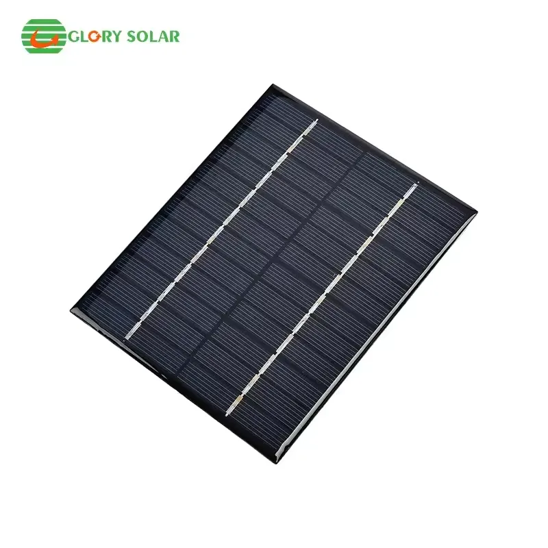 12V 2W policristallino Mini pannello solare modulo da te per la luce giocattoli caricabatterie 136x110mm