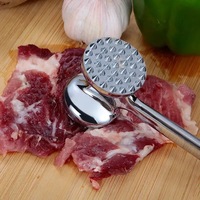 Attendrisseur de viande double face solide marteau cuisine ménage outil de martèlement de viande en métal avec desserrage de steak