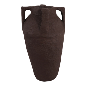 Vaso moderno alto e testurizzato con manici per l'arredamento del soggiorno, vaso decorativo per fiori per camera da letto, ufficio e decorazioni per la casa - Product Image 3