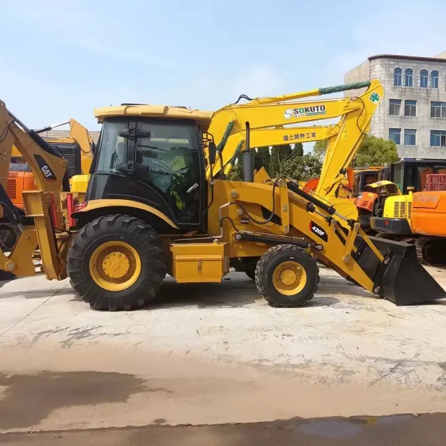 Mesin ekskavator Backhoe 420F bekas harga murah diskon mesin bagus dengan penjualan efisiensi pengoperasian tinggi di shanghai