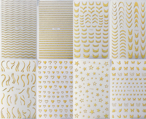 Calcomanías 3D Personalizadas para Uñas, Adhesivos de Lujo con Logotipo, Autoadhesivos, Decoración de Manicura DIY de Papel y Plástico, Adhesivos para Uñas con Marca - Product Image 5