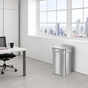 Household 80L Stainless Steel Smart Sensor Trash <b>Bin</b> Touchless Waste <b>Bin</b> Office Kitchen <b>Automatic</b> Trash Can - Product Image 3