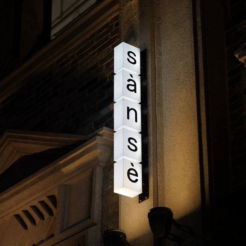 LED Acrylic Light Box Billboard Internet Celebrity Creative Light Box Sign for Clothing Store Coffee Shop Storefront Sign Custom