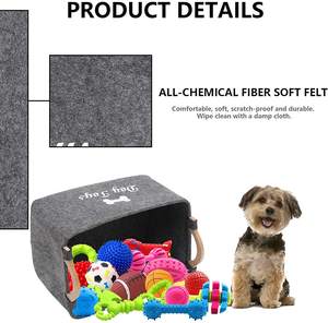 Ensemble de paniers à fleurs et plantes ronds empilables écologiques bon marché faits à la main rangement de vêtements en <span class=keywords><strong>feutre</strong></span> tissé pour la décoration de la maison - Product Image 6