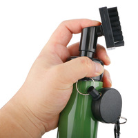 Brosse de nettoyage de mini-golf en gros avec bouteille d'eau à presser, nettoie les rainures des clubs/balles/chaussures, ensemble d'outils de soin portables
