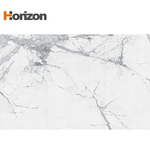 High Quality Engineered Calacatta White Marble Slab For Background Wall Sintered Stone Slab