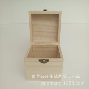 Caja de Almacenamiento de Madera Rectangular de 10 Pulgadas de Alto para Regalos, Manualidades, Embalaje General con Función de Grabado - Product Image 3
