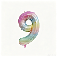 Ballon en aluminium 40 pouces élégant chiffre étoile arc-en-ciel, ensemble de décoration de fête d'anniversaire de luxe, vente en gros