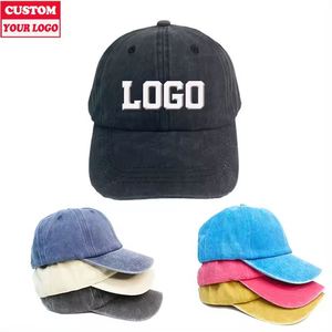 Wholesale Hip Hop Cotton Mesh Trucker Hat Blank Baseball Custom Logo Print 5 Panel Embroidered Sports Caps