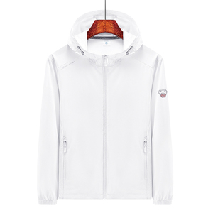 Outdoor <b>Waterproof</b> Windproof Thin Canvas UV Resistant Breathable Zipper Long Sleeve Men's Summer <b>Jacket</b> - Product Image 3
