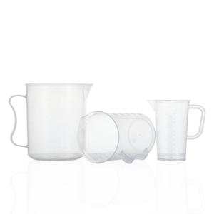 100 मिलीलीटर, 250 मिली, 500 मिली, 1000 मिली प्रयोगशाला ने पी पी प्लास्टिक को मापने वाले कप - Product Image 2